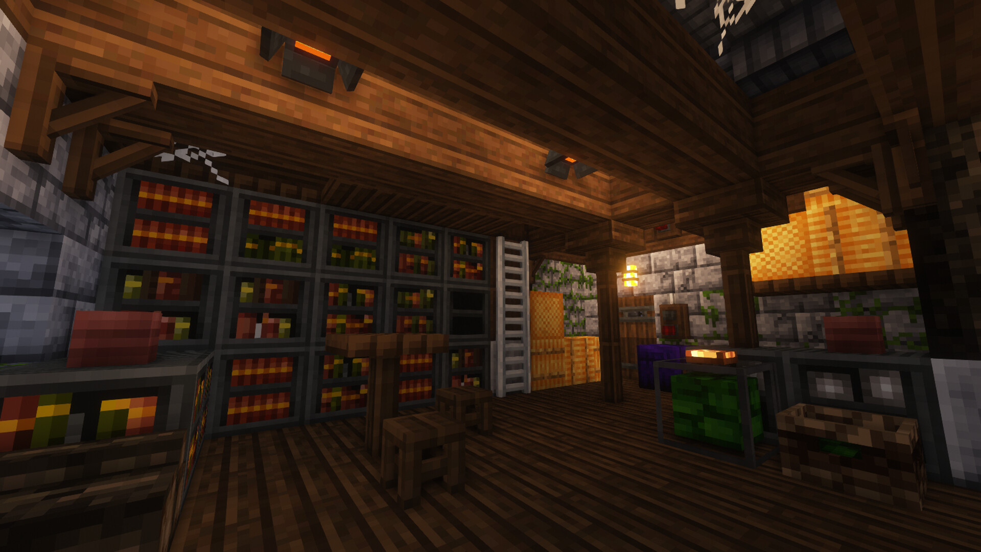 Summer Solar Barn Minecraft Map