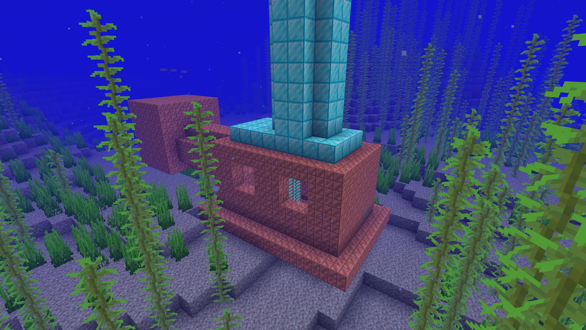 Customizable Underwater Base Minecraft Map