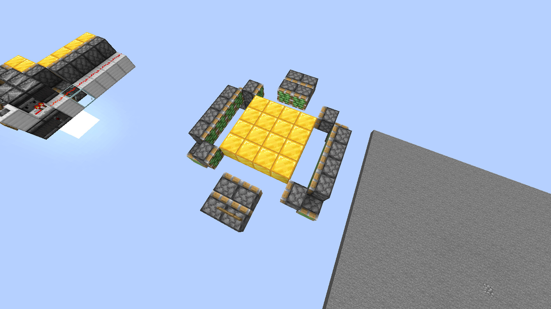 4x4 Piston Trap door Minecraft Map