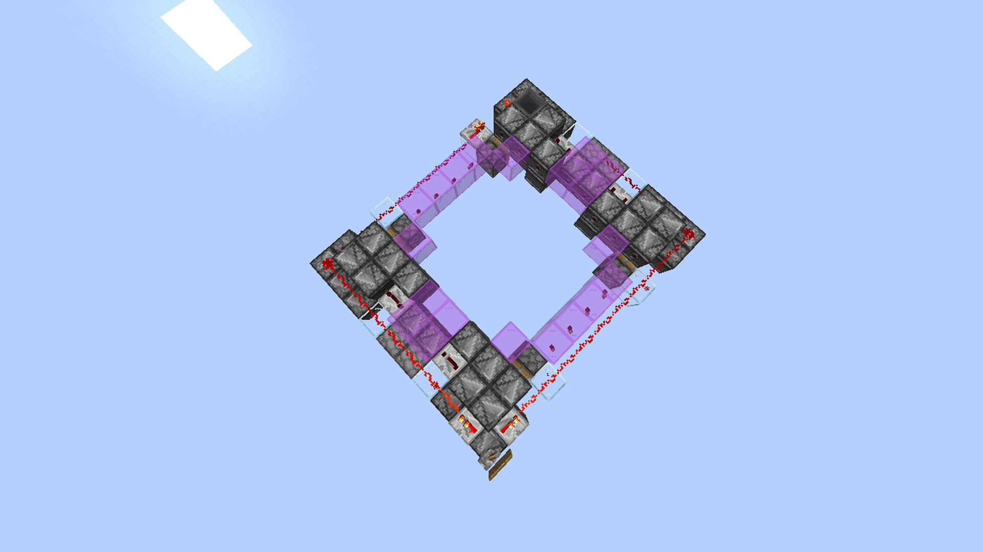 4x4 Piston Trap door Minecraft Map