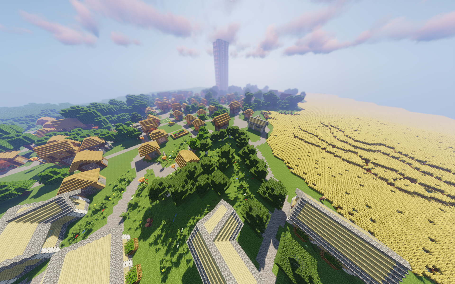 The Capital City of flat worlds Minecraft Map