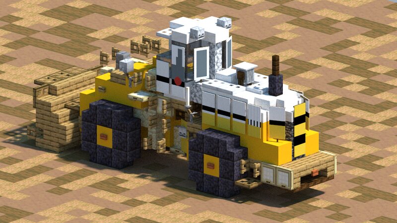 International 560 Payloader, Wheel Loader [With Download] Minecraft Map