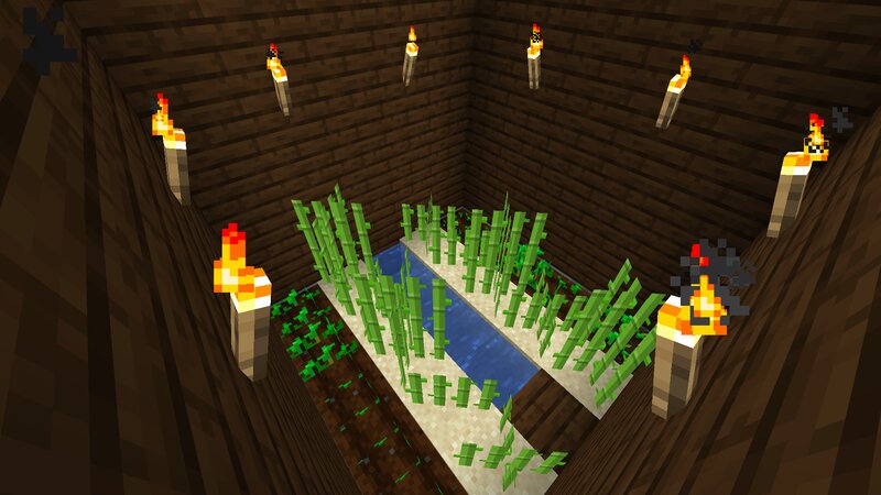 survival Underground base Minecraft Map