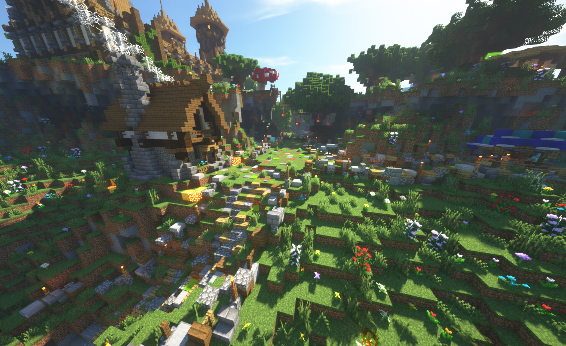 Wildcraft's Spawn (SEUS' Shaders Version) Minecraft Map