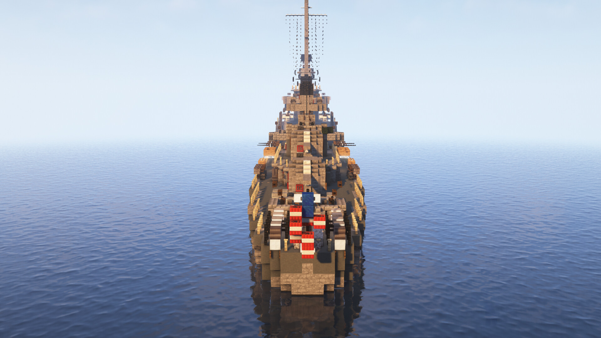 USS Nicholas DD449 Fletcher Class Destroyer + Download Minecraft Map