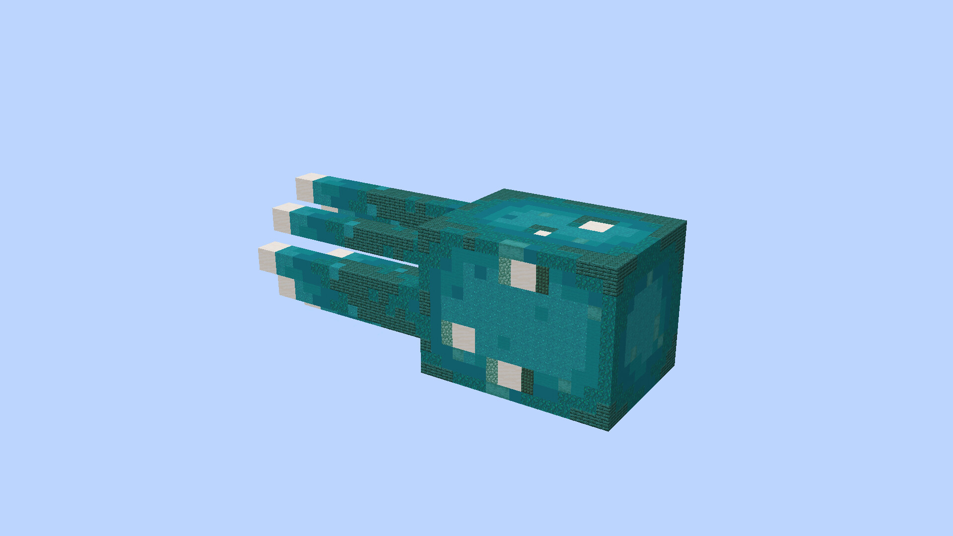 Glow Squid Mob Statues Minecraft Map