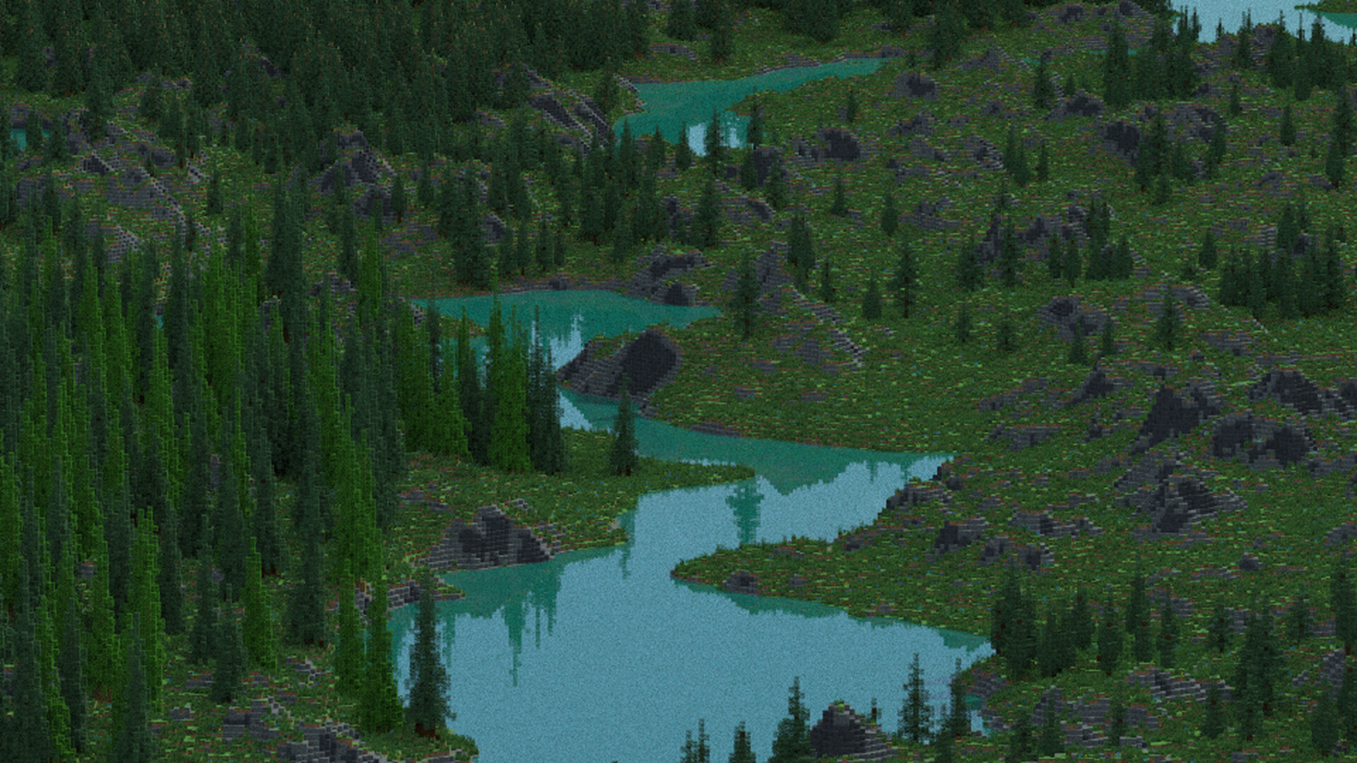 Forests 2.5k by 2.5k Minecraft Map