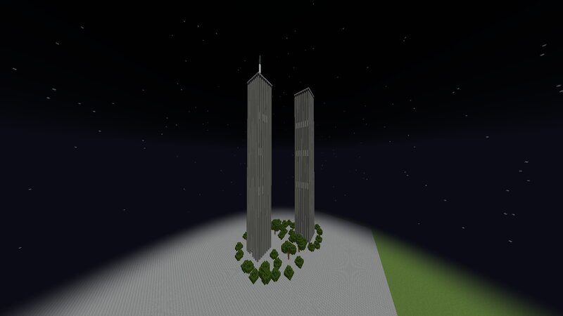 Twin Towers. 9/11 20th Anniversary Memorial Minecraft Map