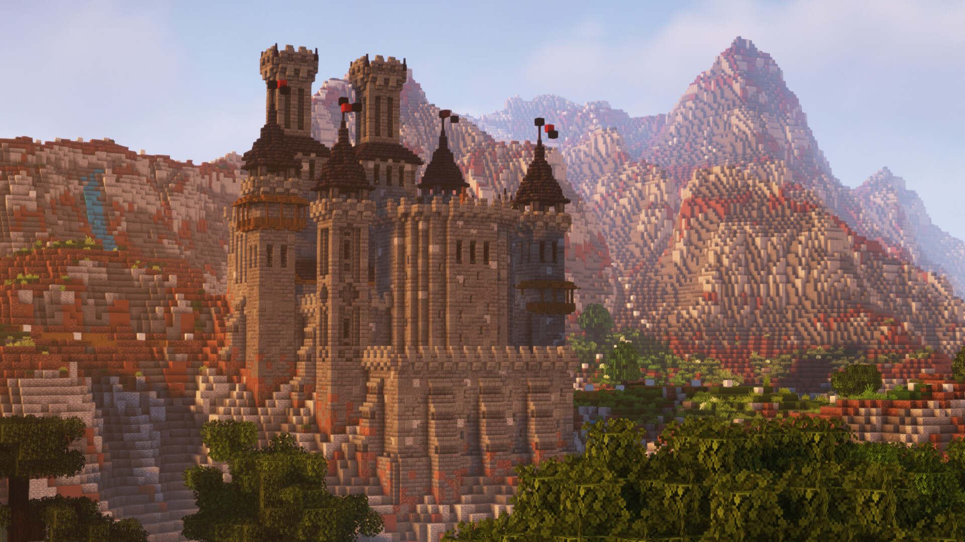 Montcas Fortress Lyria Minecraft Map