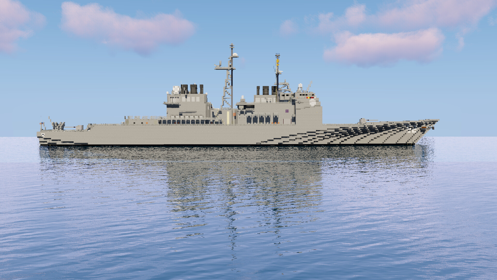 USS Bunker Hill Kriegsschiff Modell 1:350 - Ticonderoga Kreuzer Modellbausatz