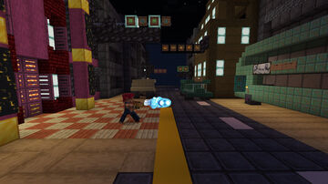 Bustling Side Street Minecraft Map & Project