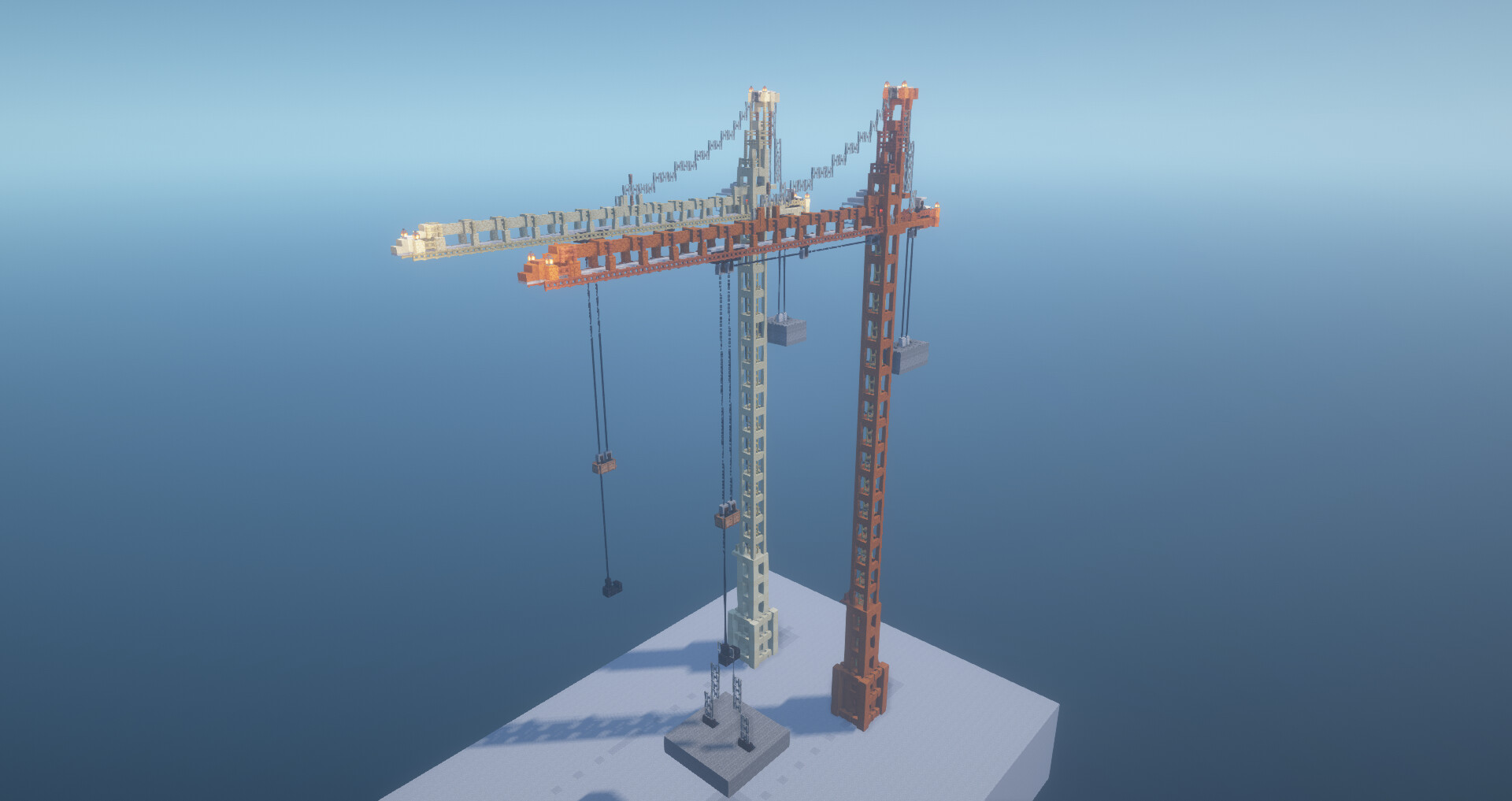 Two Tower Cranes (Download) Minecraft Map