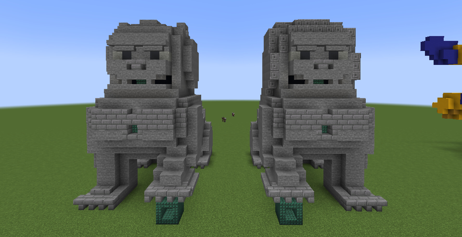 Chinese Stone Lion (and Other Cool Stuffs) 中華石獅子 Minecraft Map