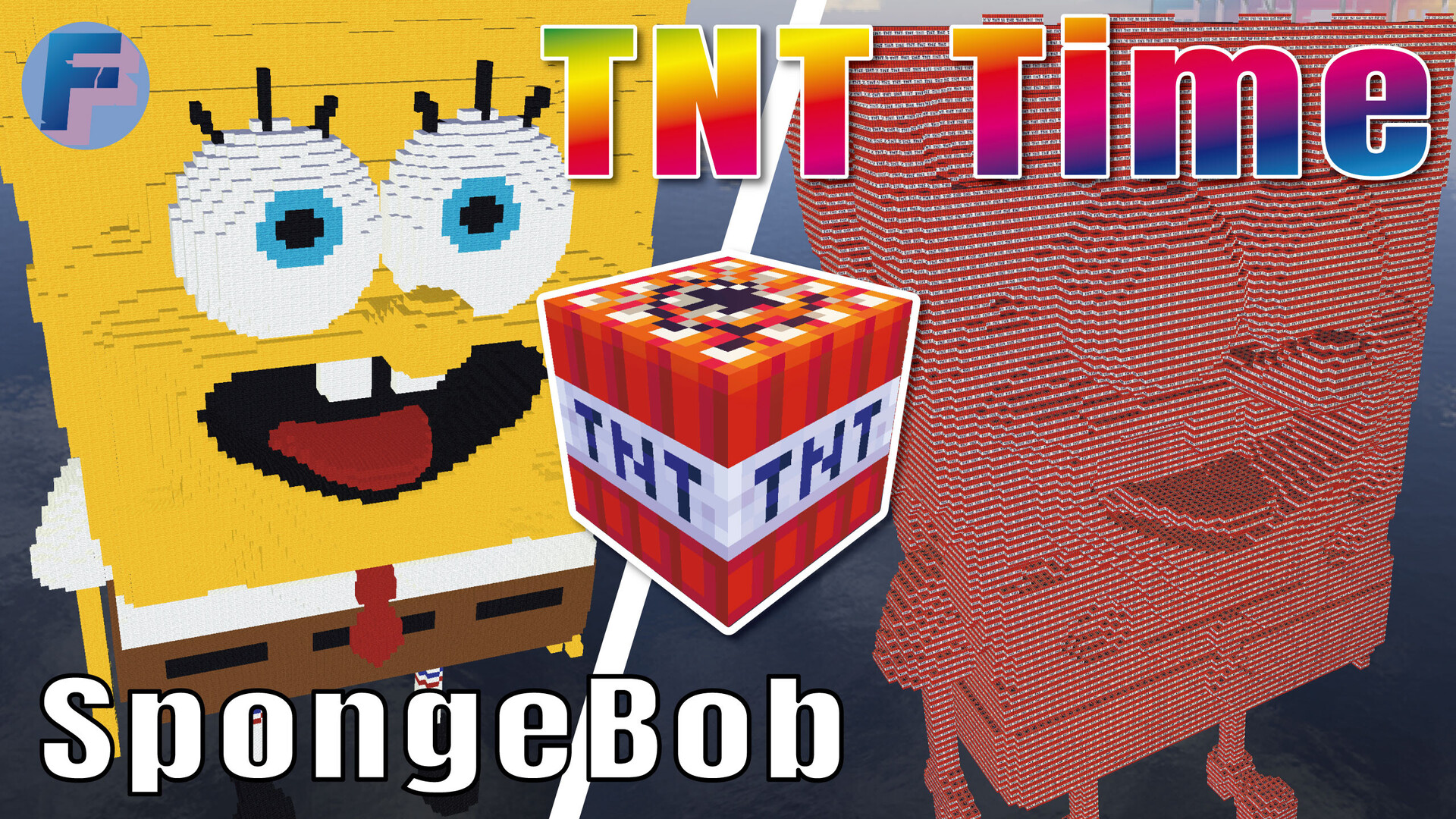 SpongeBob Turn Into TNT Minecraft Map