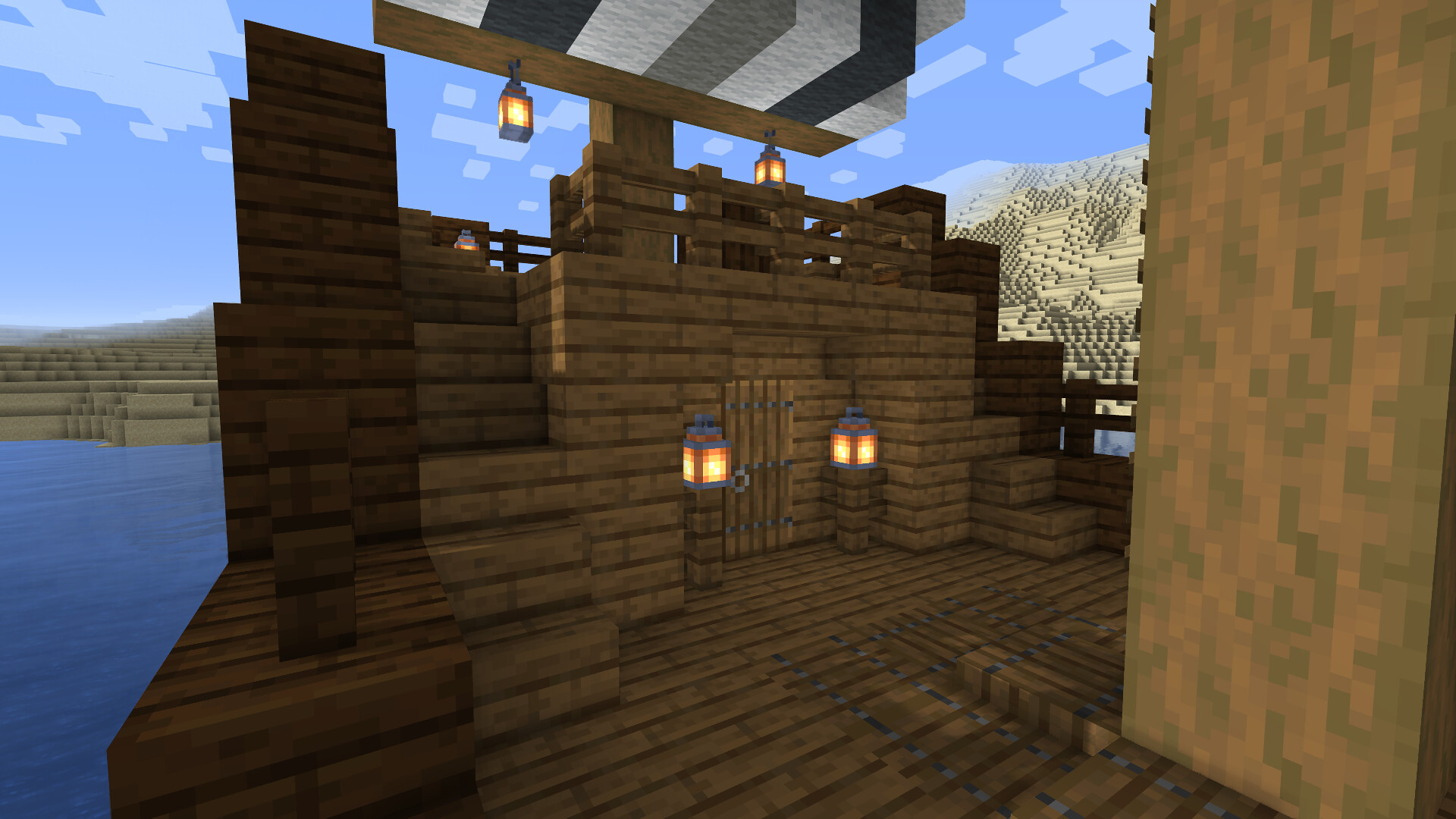 ThreeMasted Sailing Ship Minecraft Map