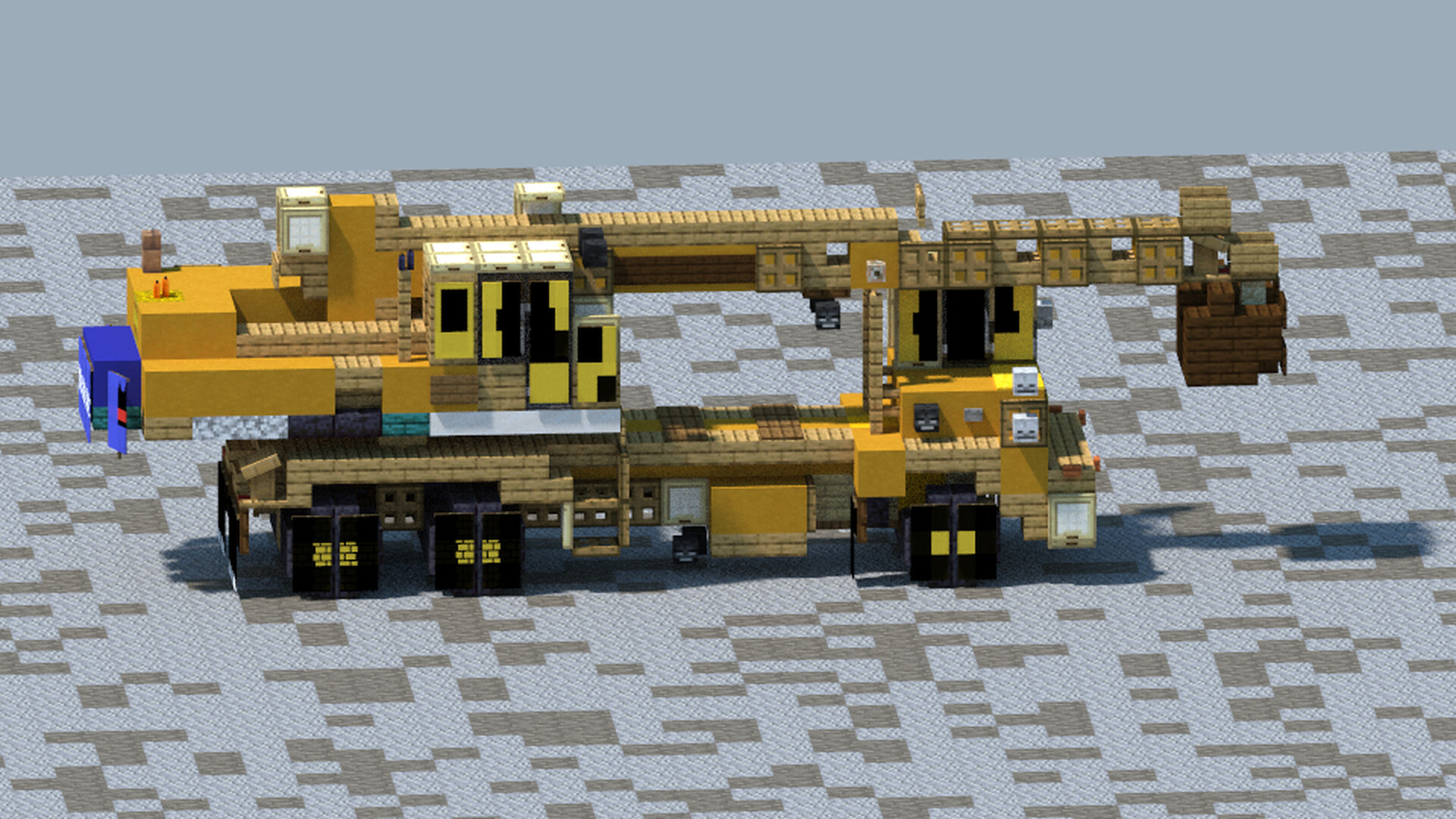 Gradall XL4100, wheeled excavator [With Download] Minecraft Map