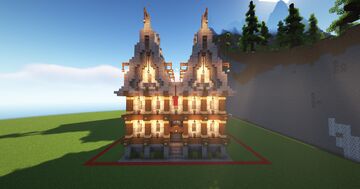 The Wiggin House Minecraft Map & Project