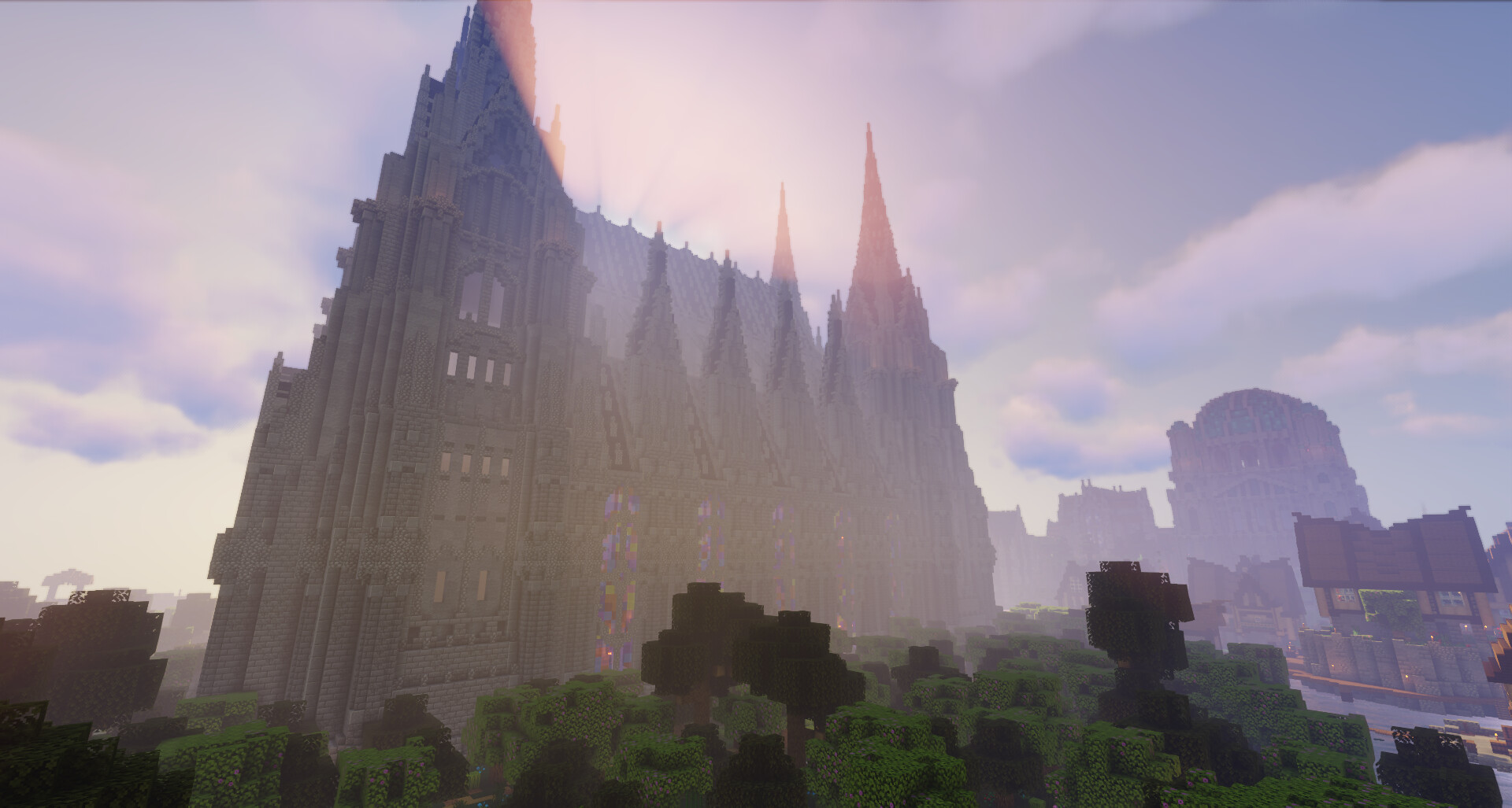 GrandCathedral Solaris A Stoneworks Timelapse Minecraft Map