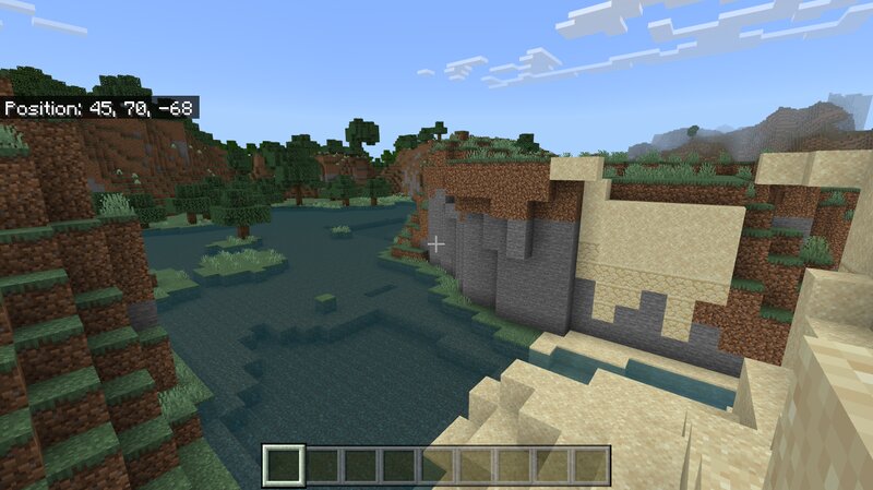 Title Screen World Java to Bedrock 1.19.30 Minecraft Map