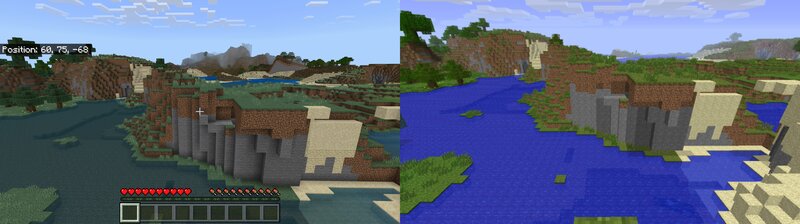 Title Screen World Java to Bedrock 1.19.30 Minecraft Map