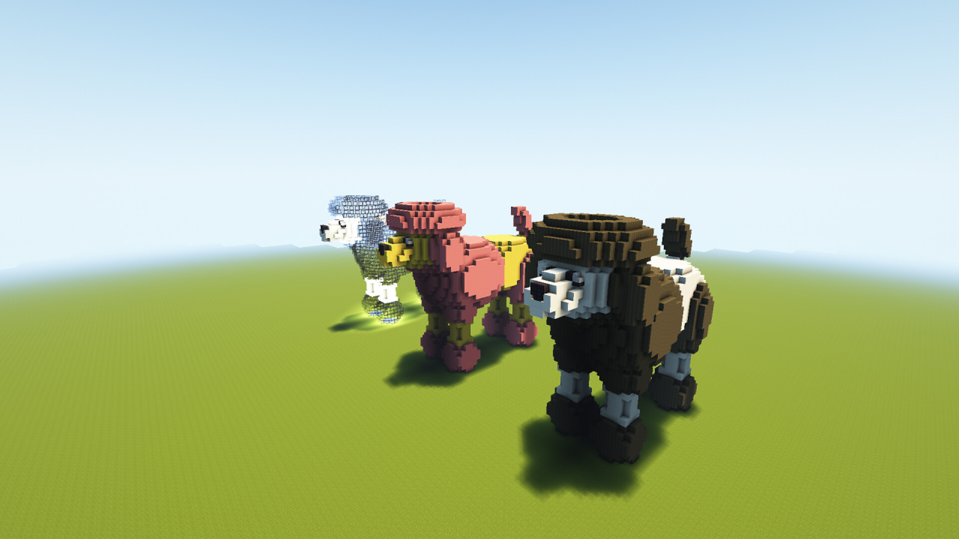 Dogs statue 🐩 Minecraft Map