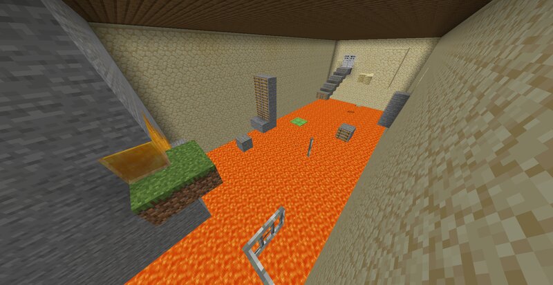 three levels Minecraft Map