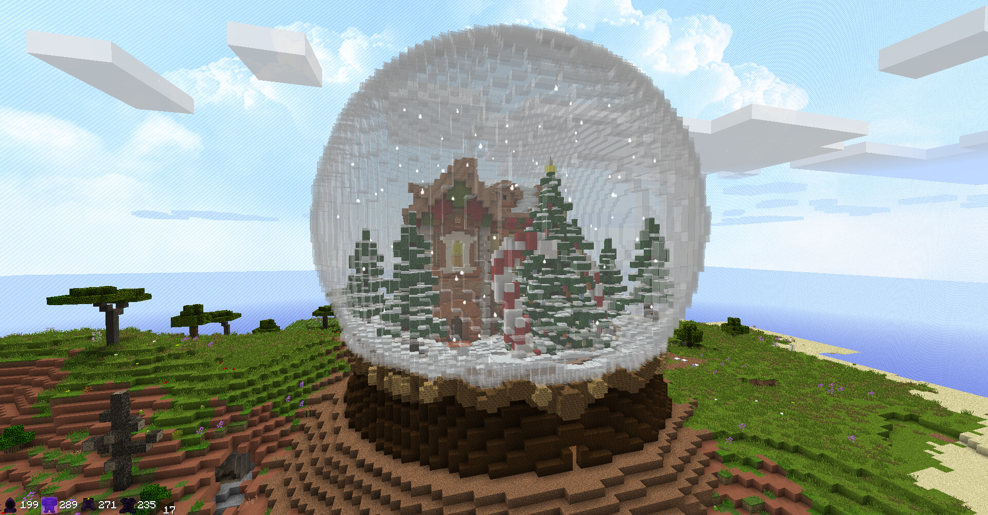 Snow globe Minecraft Map