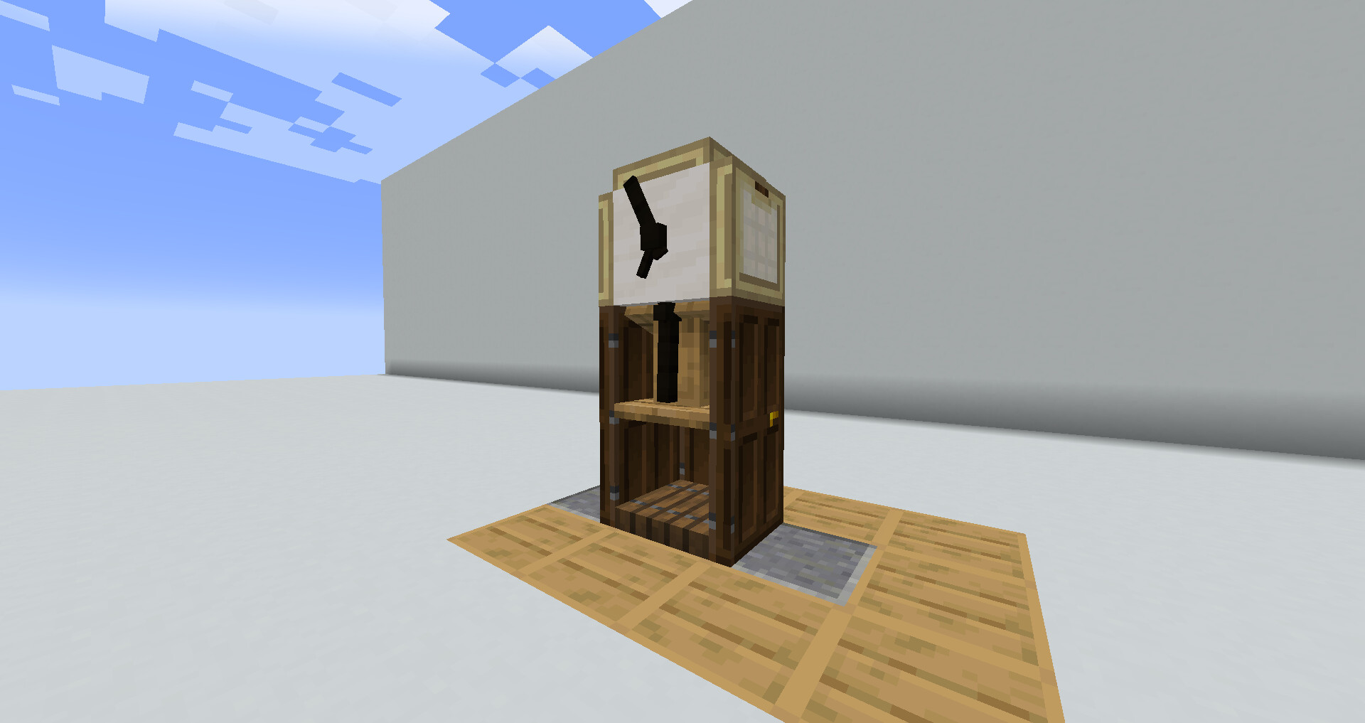 Working Minecraft Clock Minecraft Map