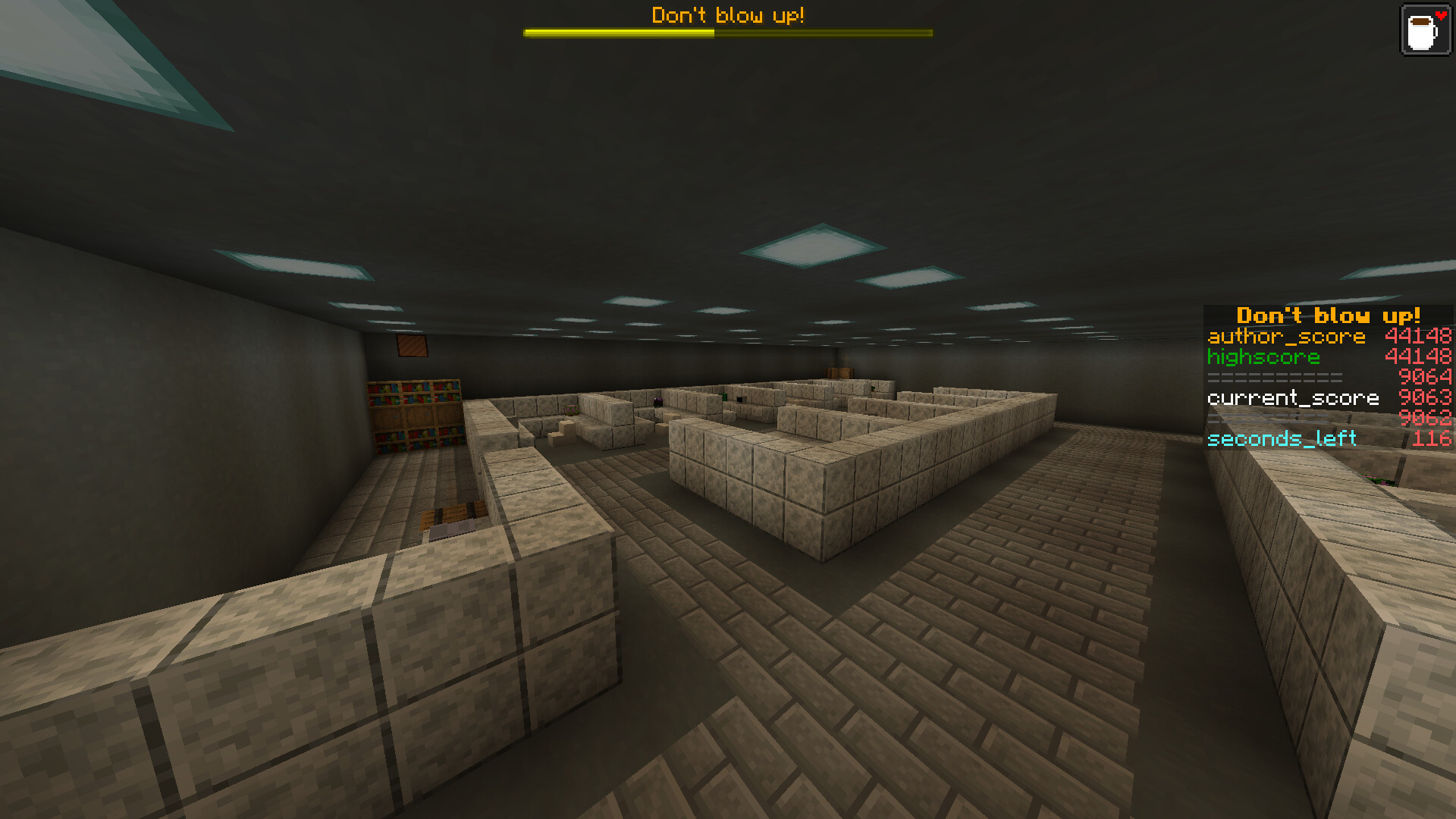 Don't blow up Minecraft Map