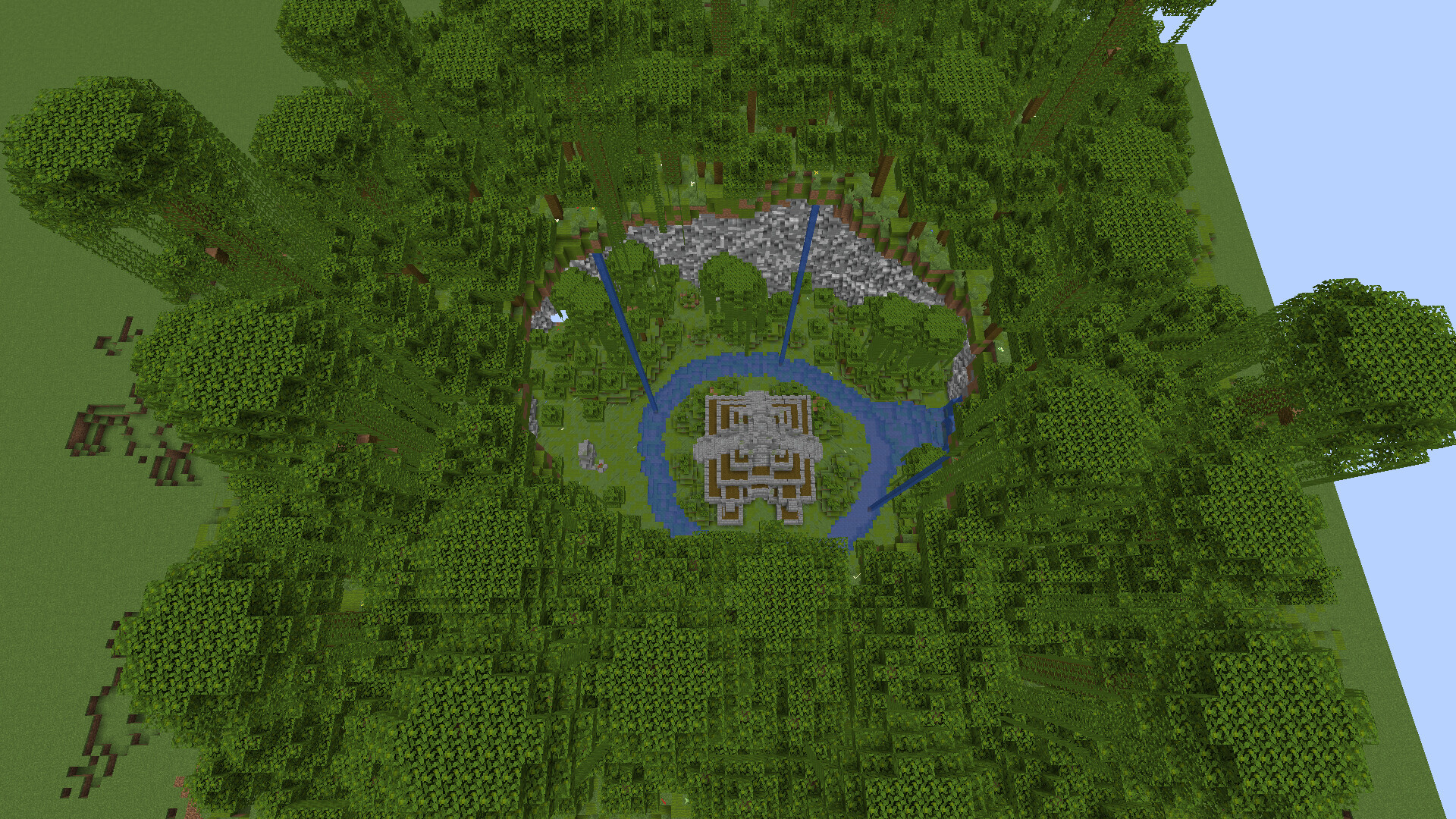 Jungle Temple in the Cave (downdoable) Minecraft Map