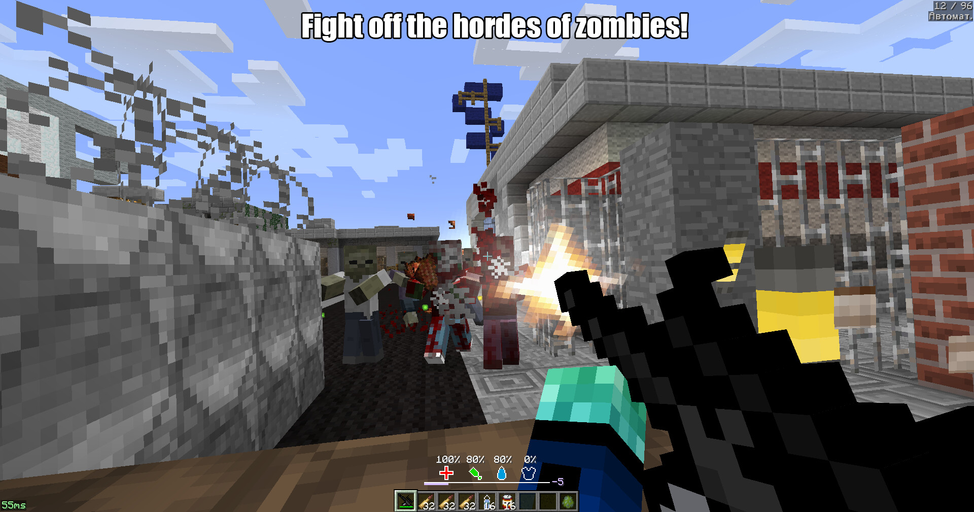 Zombie Plague Hardcore Zombie Apocalypse Mod Minecraft Map My