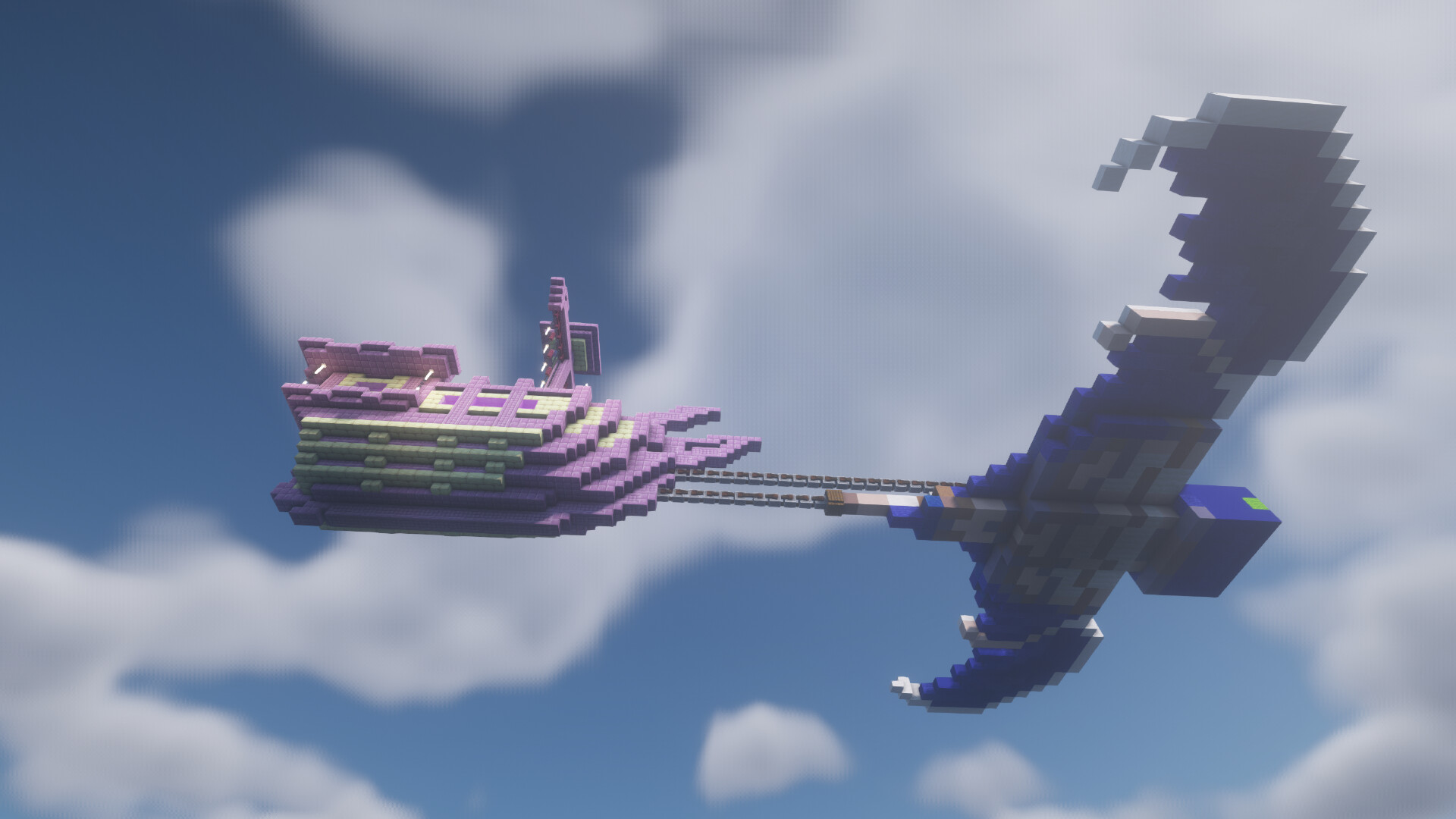 Minecraft Floating End Ship Minecraft Map
