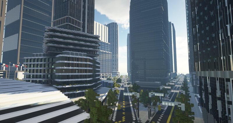 Red Rocks : A Minecraft modern city Minecraft Map