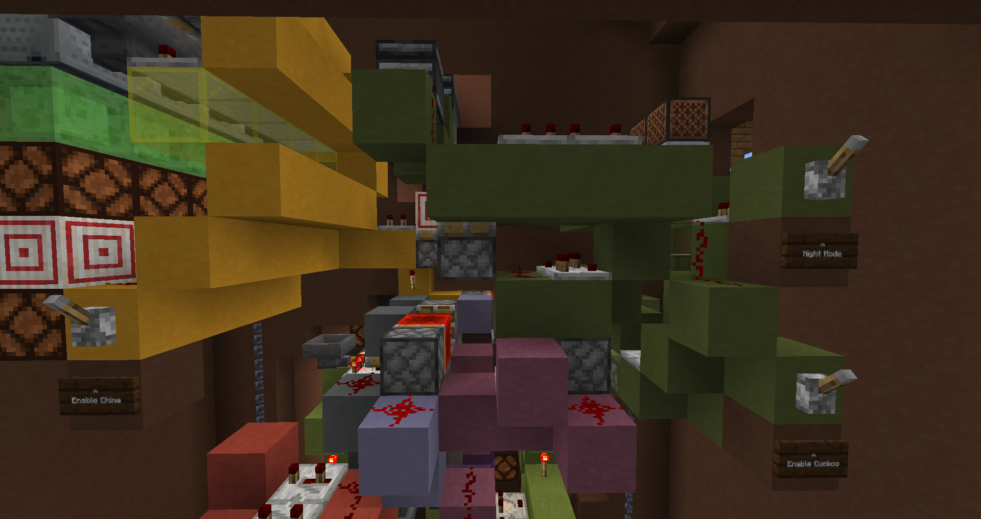 Working Cuckoo Clock Minecraft Map