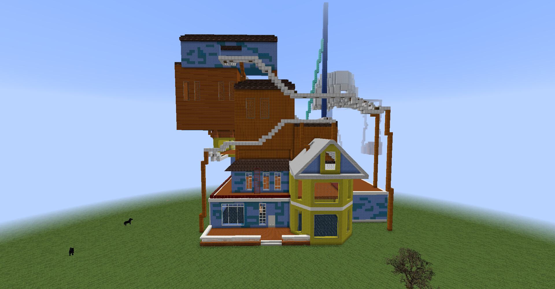 the Atlantic craft Hello neighbor Alpha 3 Minecraft Map