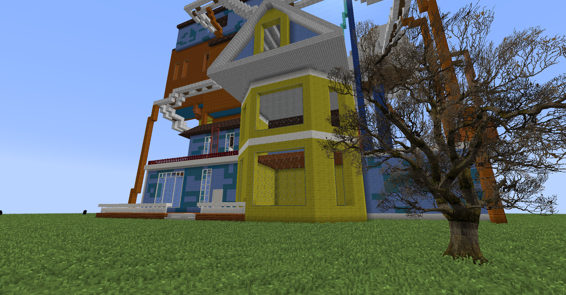 the Atlantic craft Hello neighbor Alpha 3 Minecraft Map