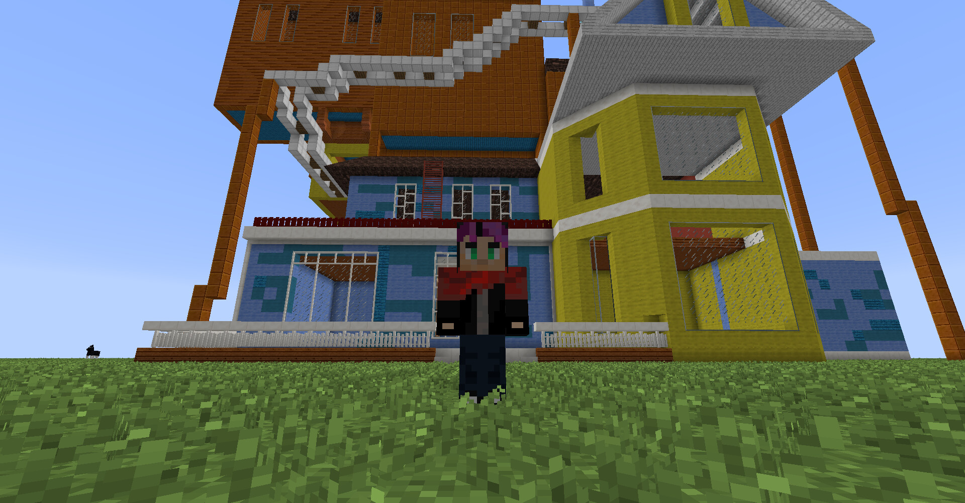 the Atlantic craft Hello neighbor Alpha 3 Minecraft Map