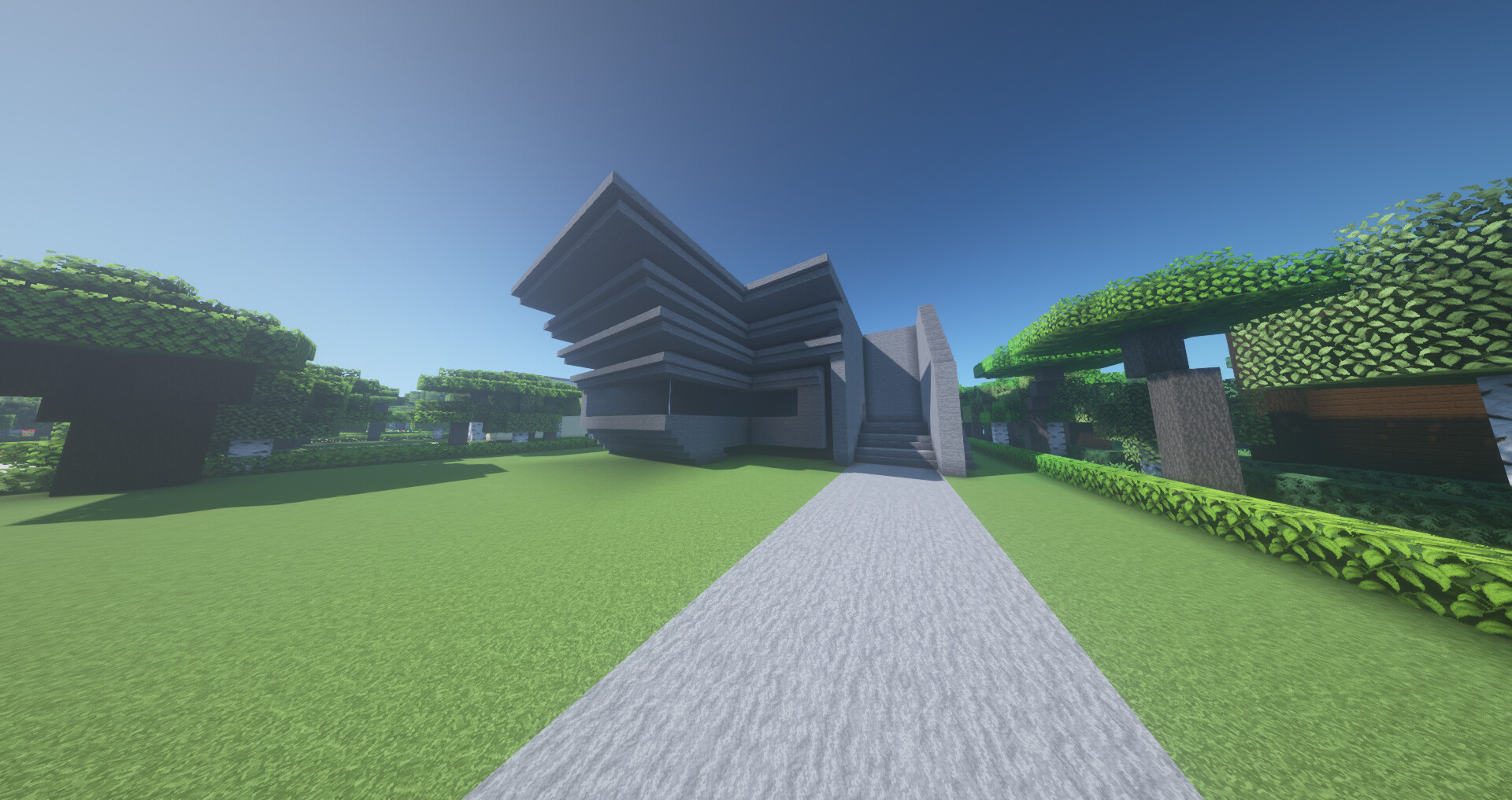 Modern Town - ideal for Survival Game Minecraft Map