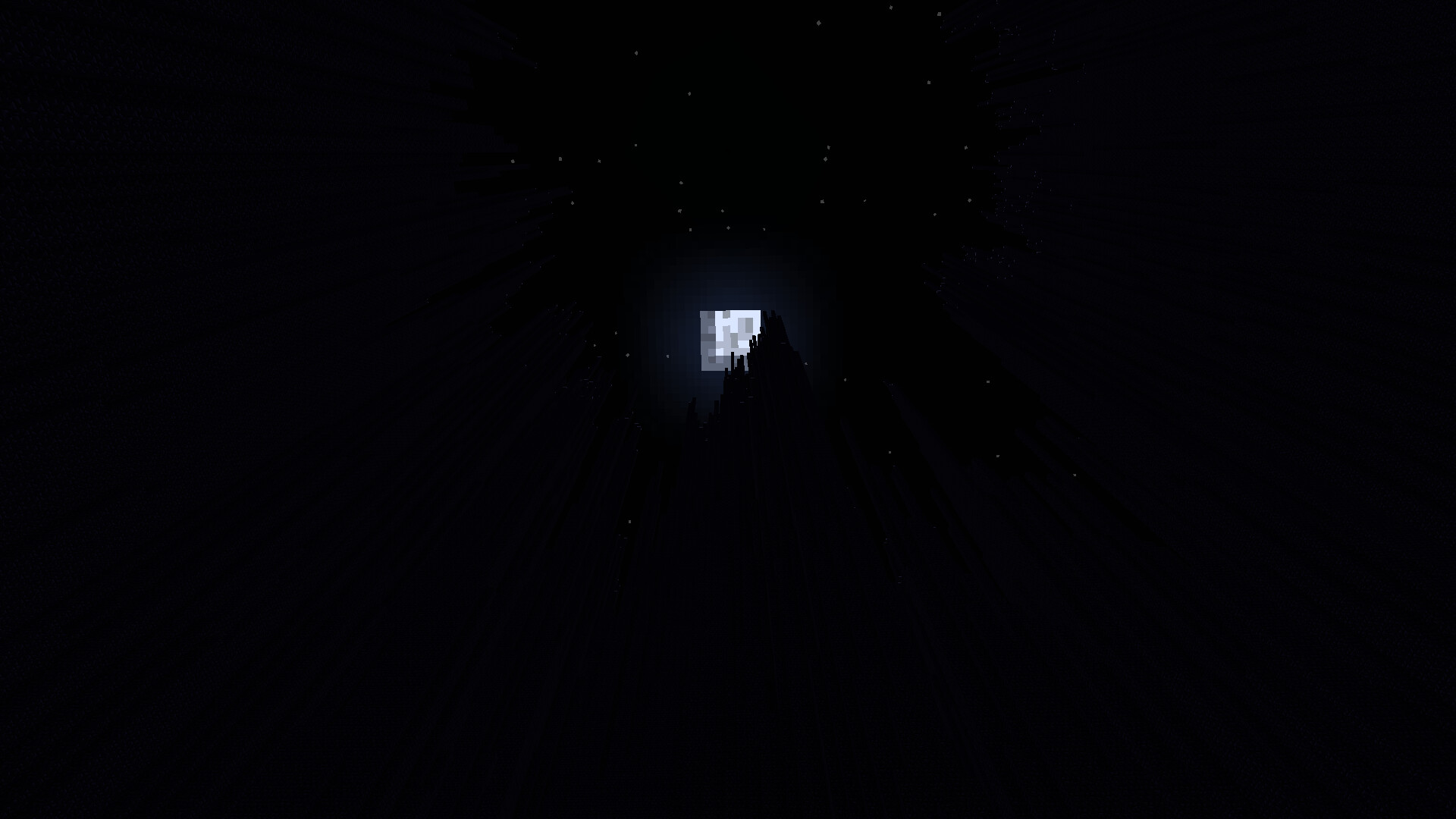 Enderman Crying Lava Shrine in Obsidian Spire Area Minecraft Map