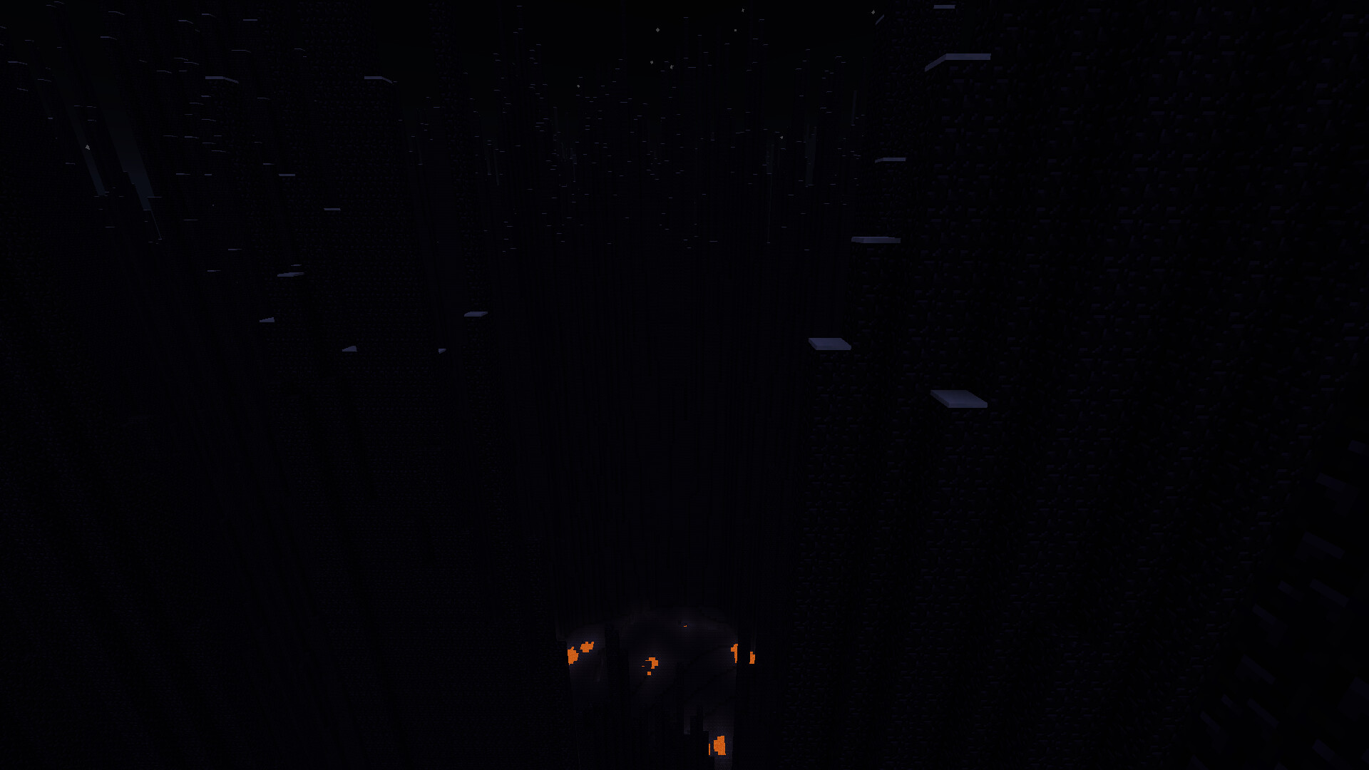 Enderman Crying Lava Shrine in Obsidian Spire Area Minecraft Map