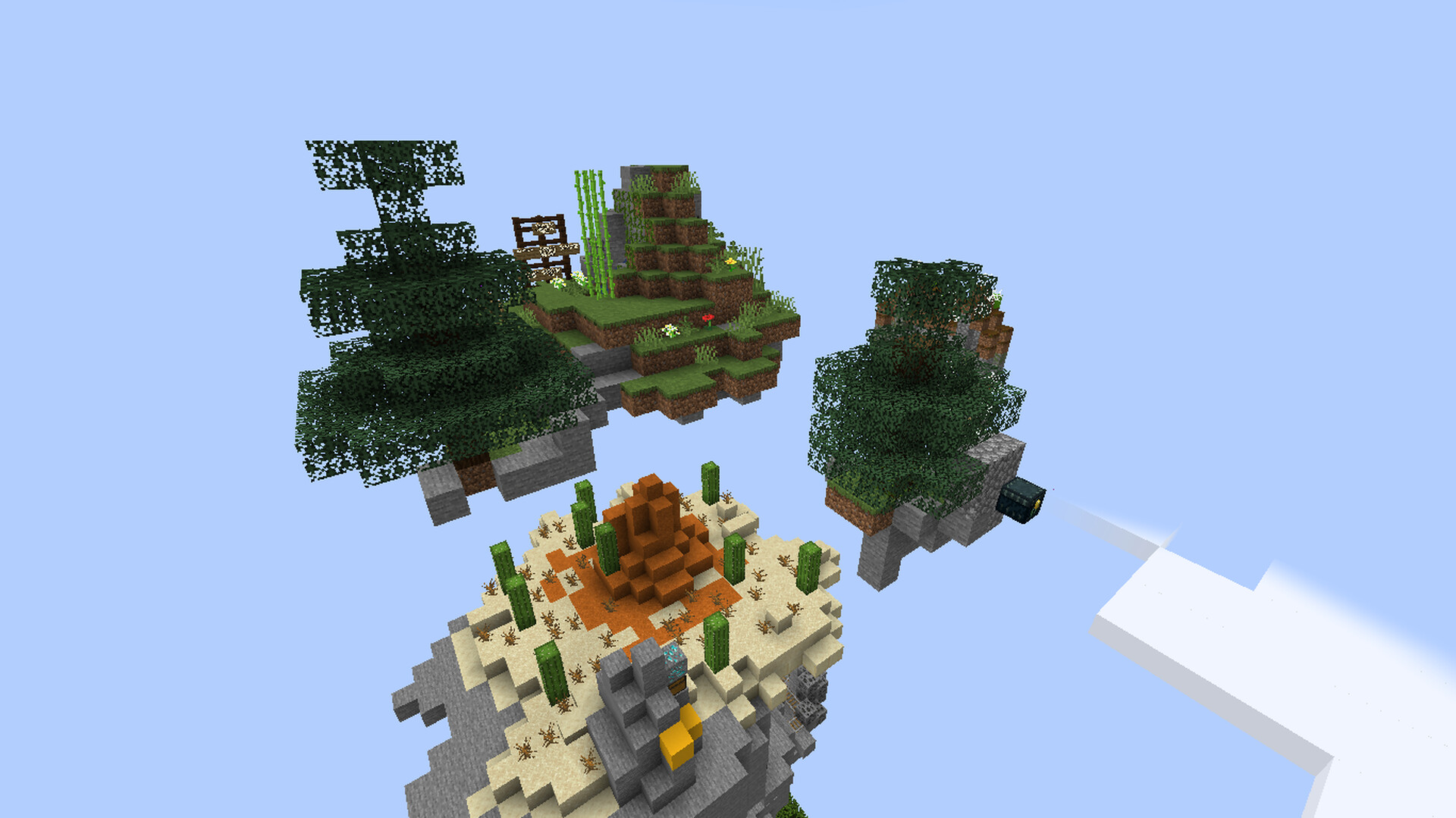 Bedrock to Java Skylayer Survival 1.19 Minecraft Map