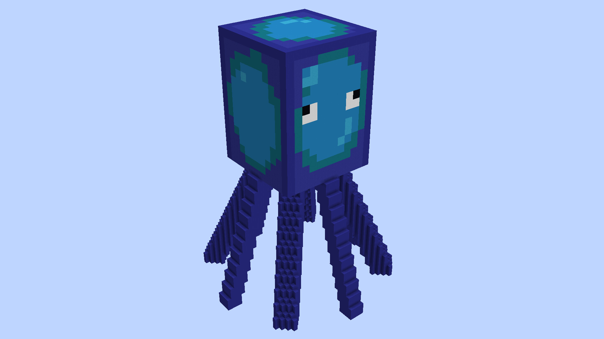 Squid Mob Statues Minecraft Map