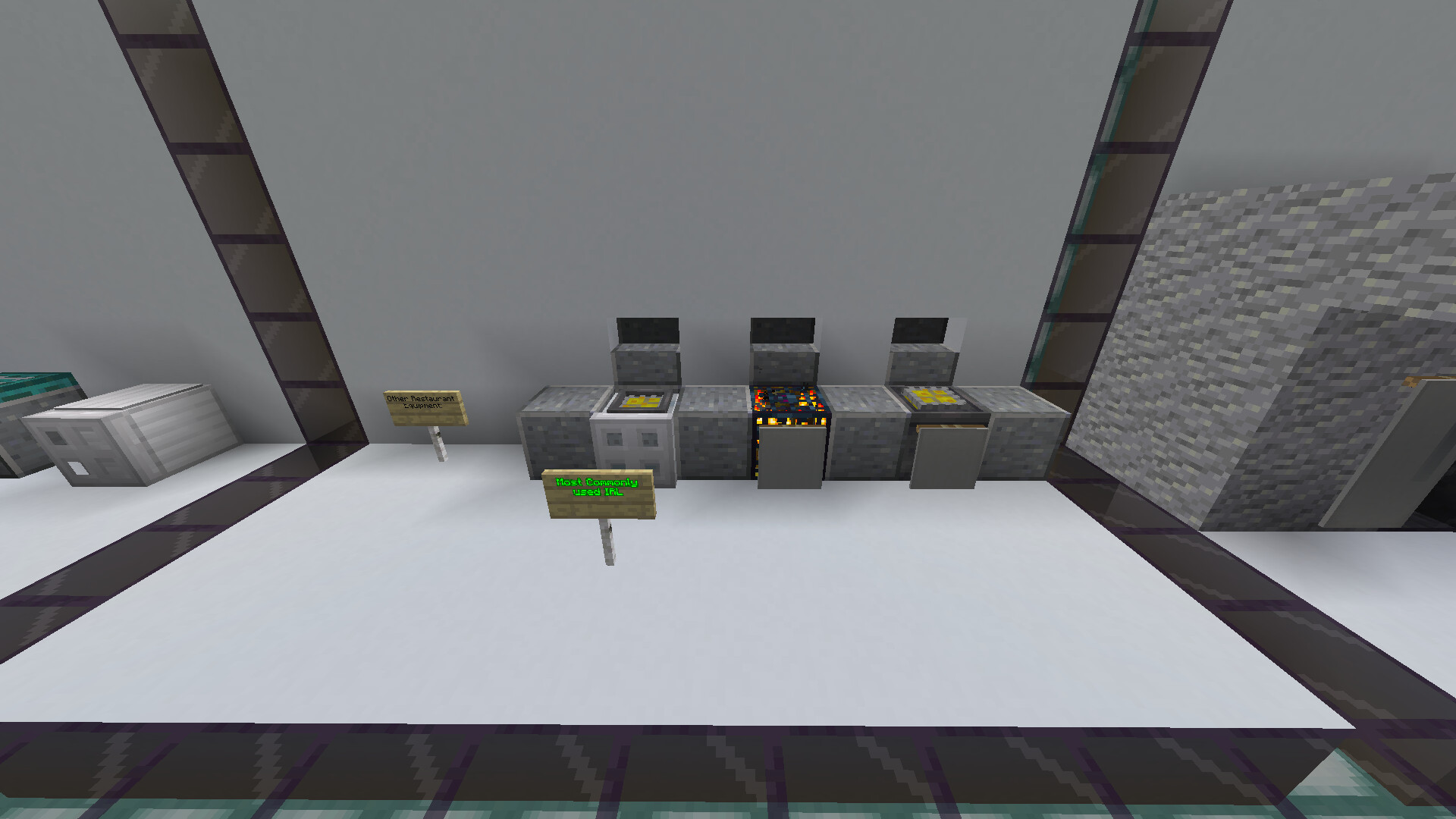 Restaurant Kitchen Equipment Minecraft Map