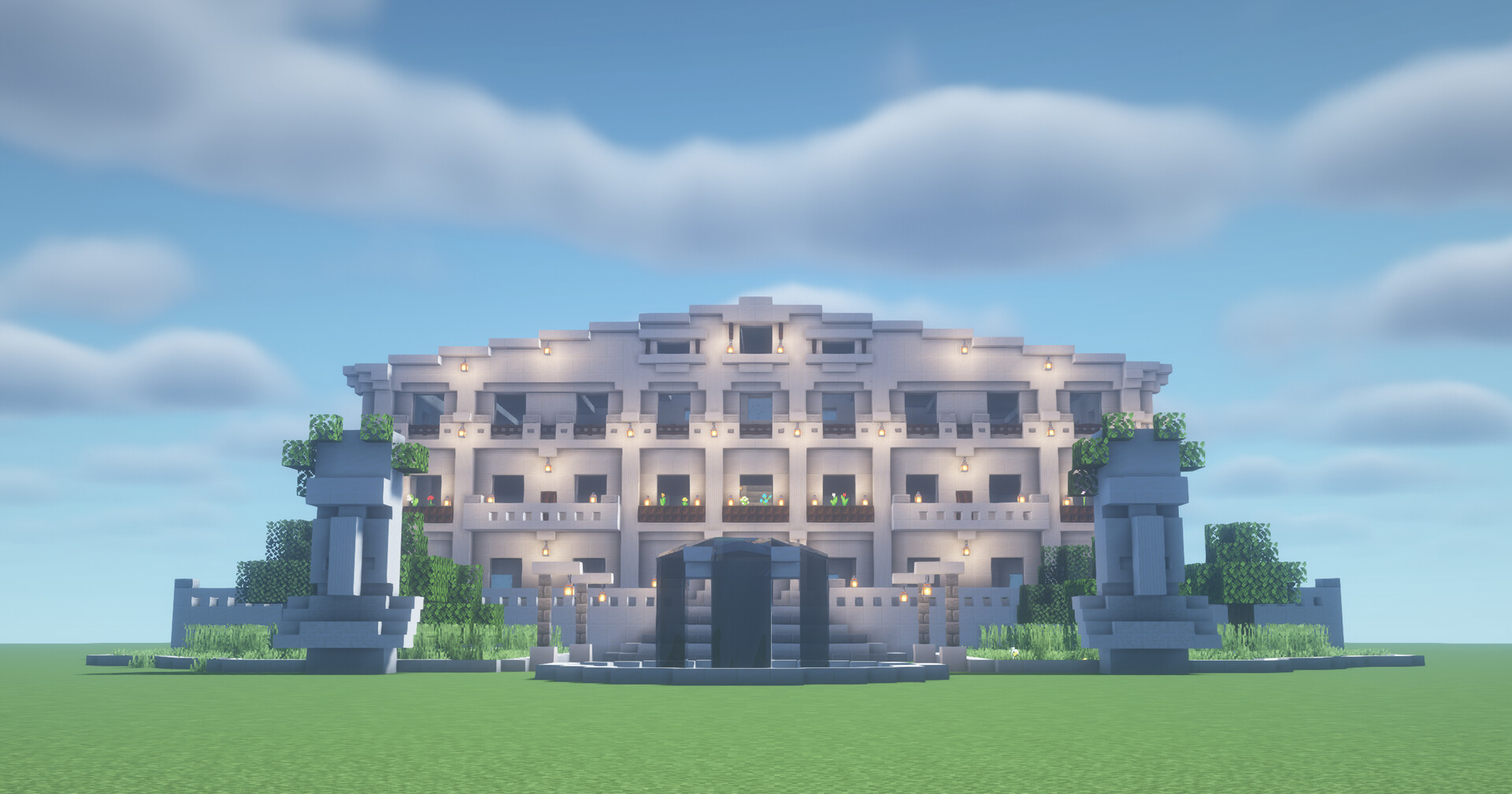 White Mansion Minecraft Map