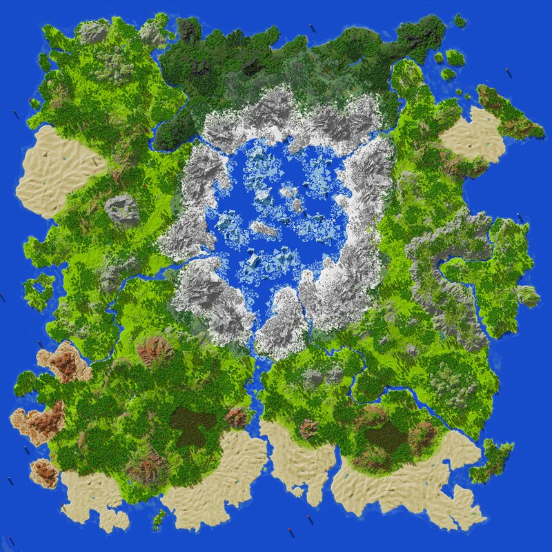 Jarsk - 8000x8000 | 1.19+ | Landscape & Survival Map | Dungeon & Custom ...