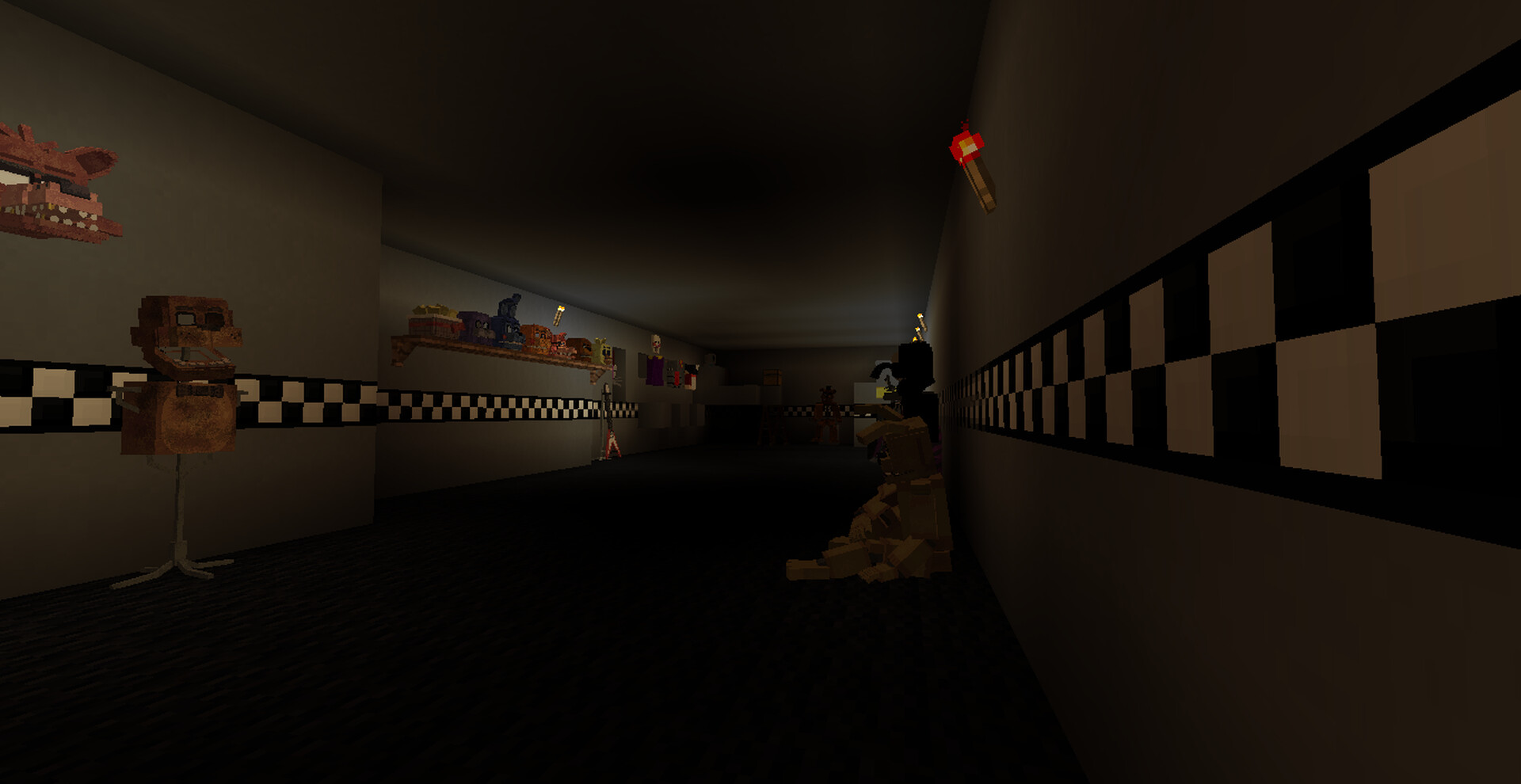 Five nights at chuck e cheese rebooted minecraft map