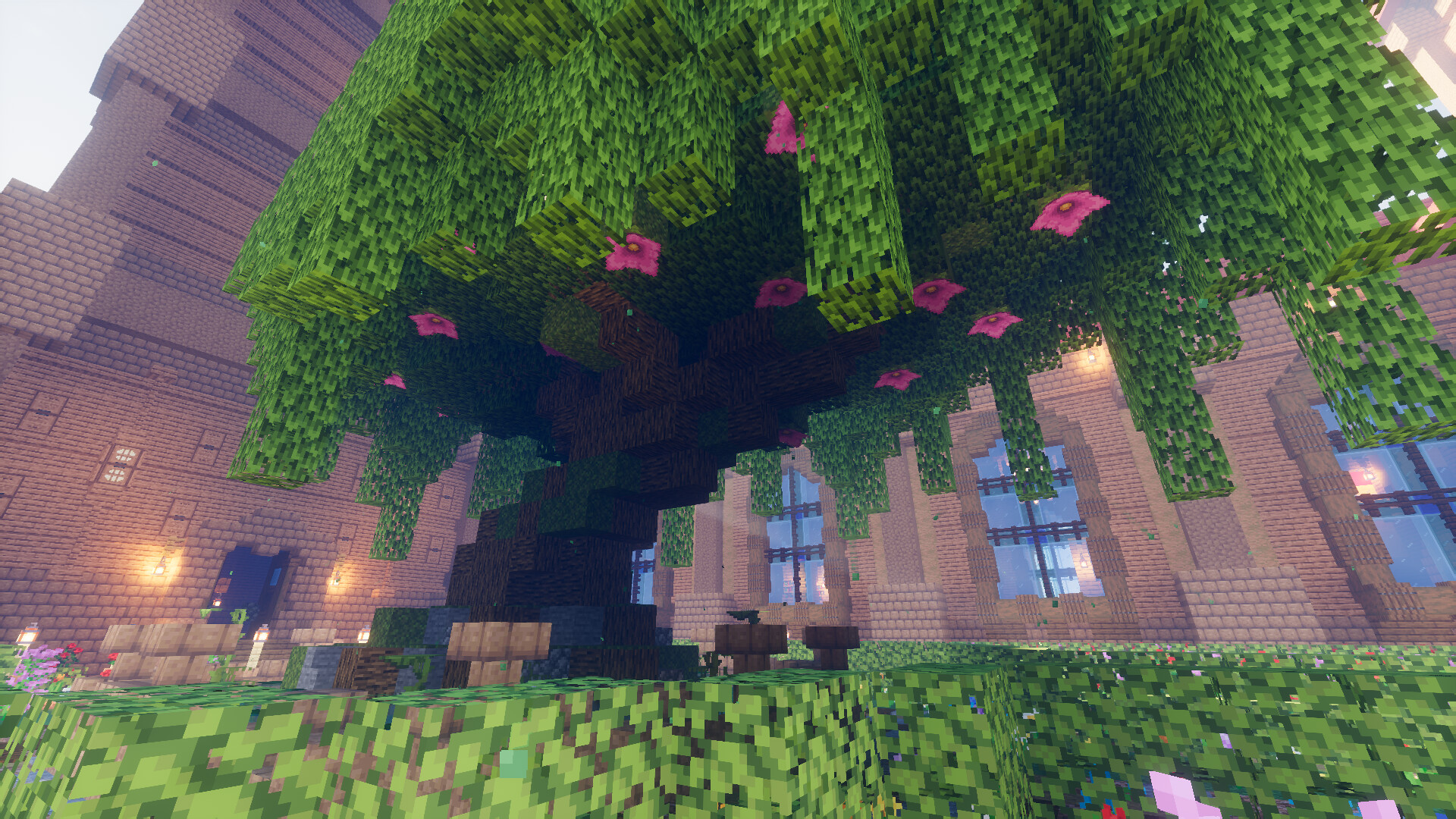 Red-Roof Abbey Minecraft Map