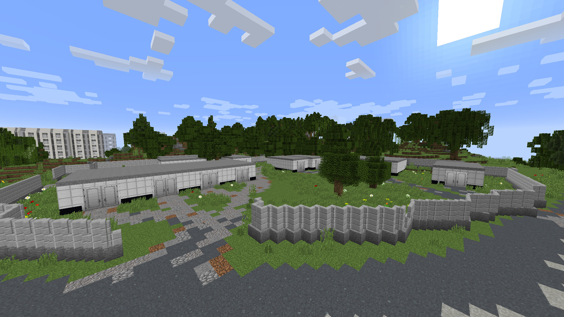 Русский город / Russian city. Minecraft Map