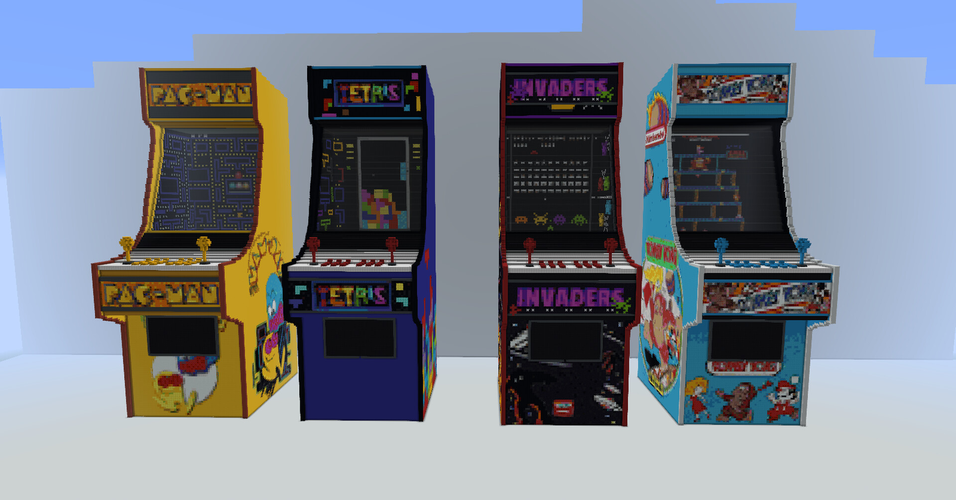 Pack 4 ArcadeMachines Minecraft Map