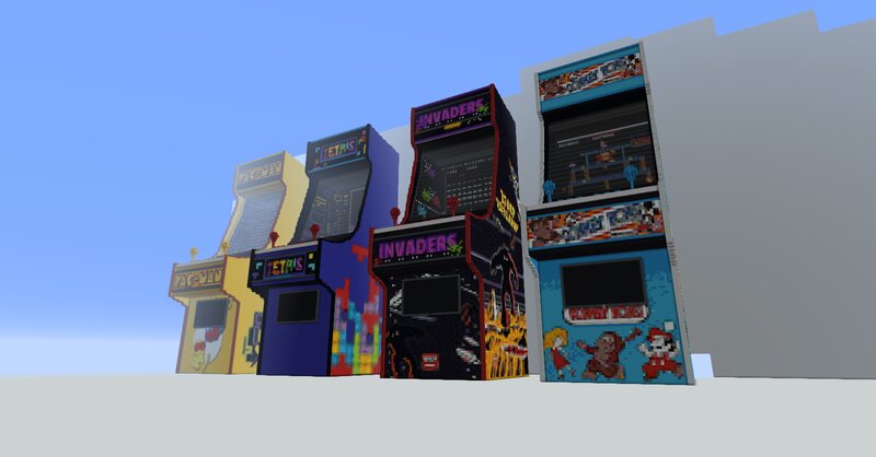 Pack 4 ArcadeMachines Minecraft Map